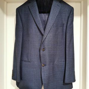 RALPH LAUREN men's blazer - Blue tone plaid 44R